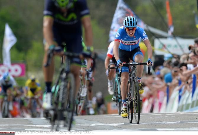 Dan Martin (Garmin Sharp) was second