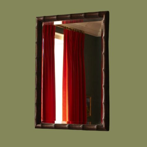 Pooky Lighting, Baloo Mirror in an Ebony Finish