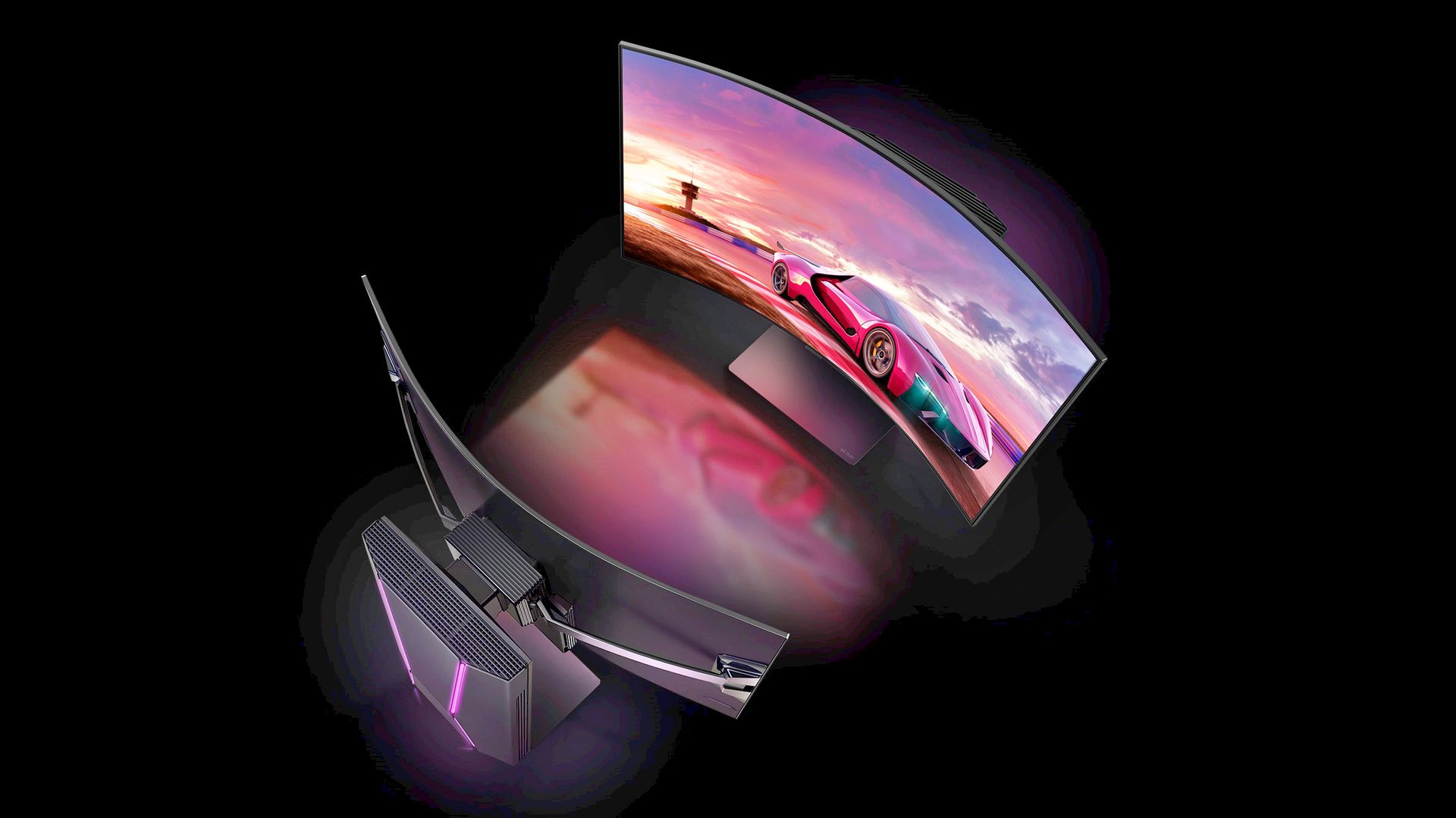 Lgs New Oled Tv Is Also A Curved Gaming Monitor But You Control The Curve Techradar 6423