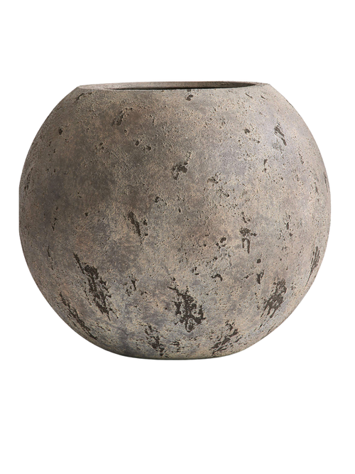Sphere Bronze Textured Planter