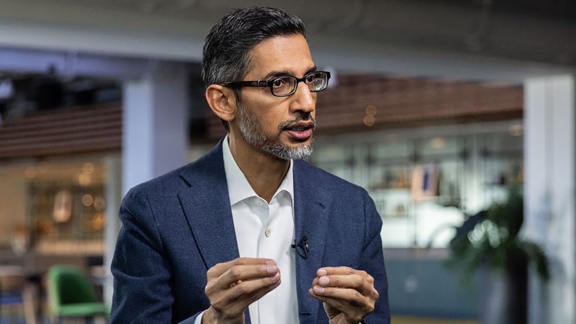 Sundar Pichai, chief executive officer of Alphabet Inc., during an interview for an episode of &quot;The David Rubenstein Show: Peer-to-Peer Conversations&quot; in New York,