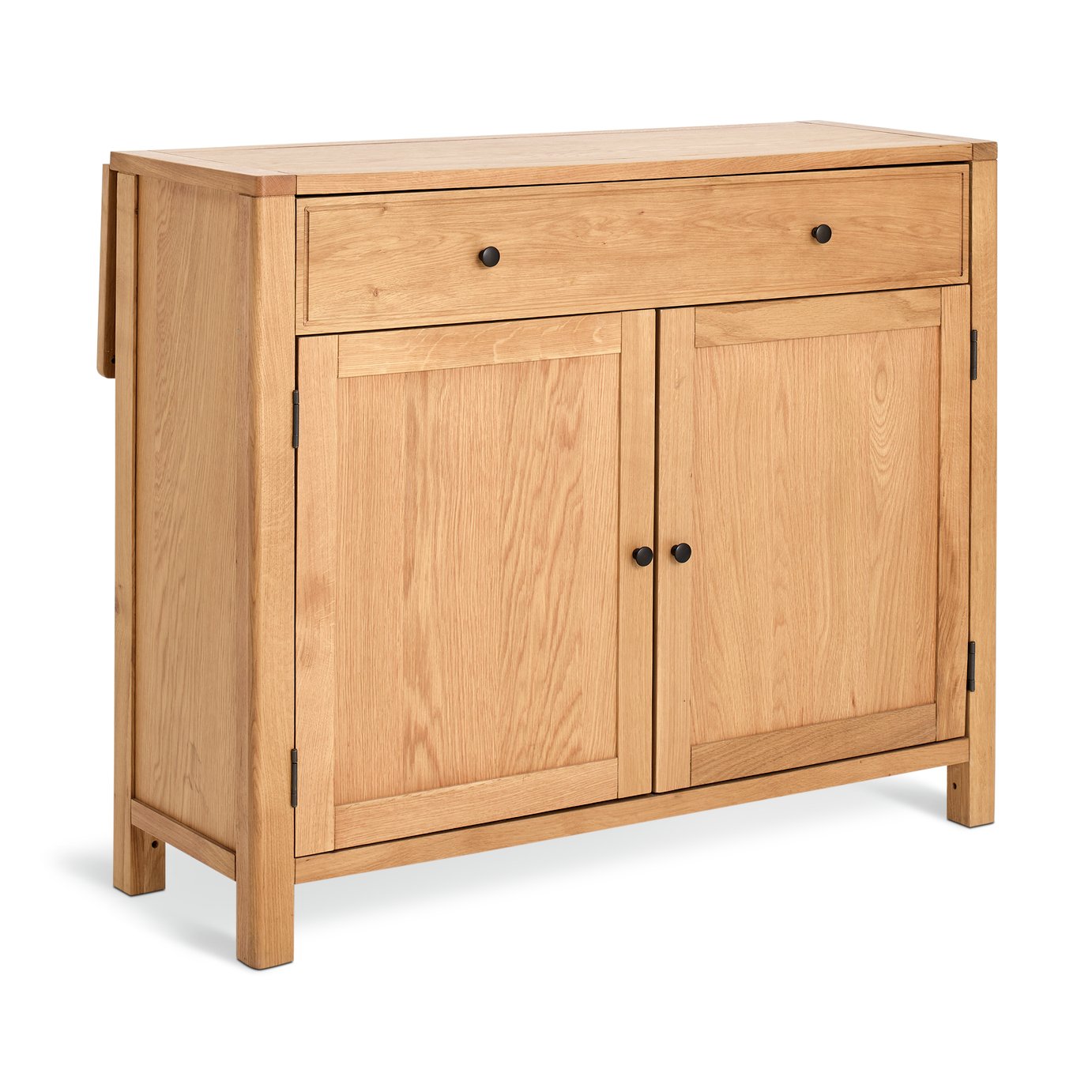 Habitat Finchley Solid Wood 2 Seater Bar Island - Oak