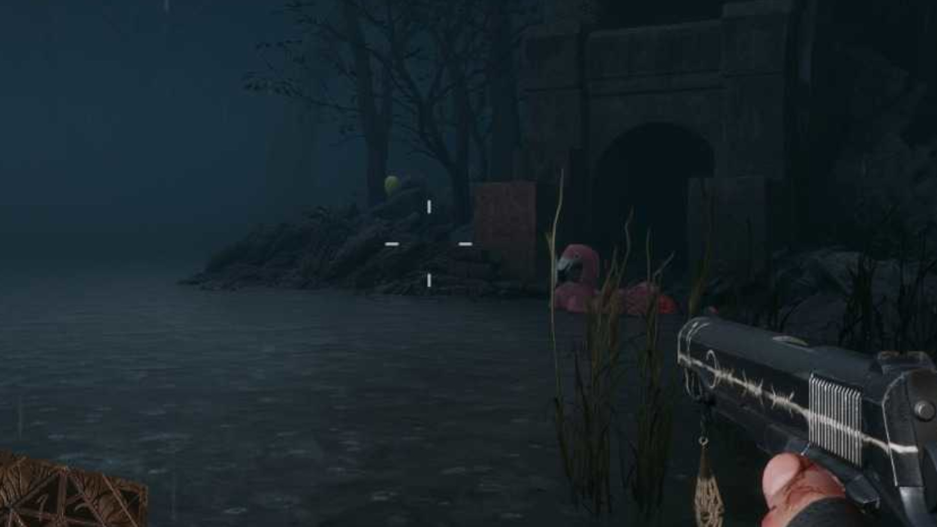 A screenshot of yellow balloon in Hellraiser: Revival