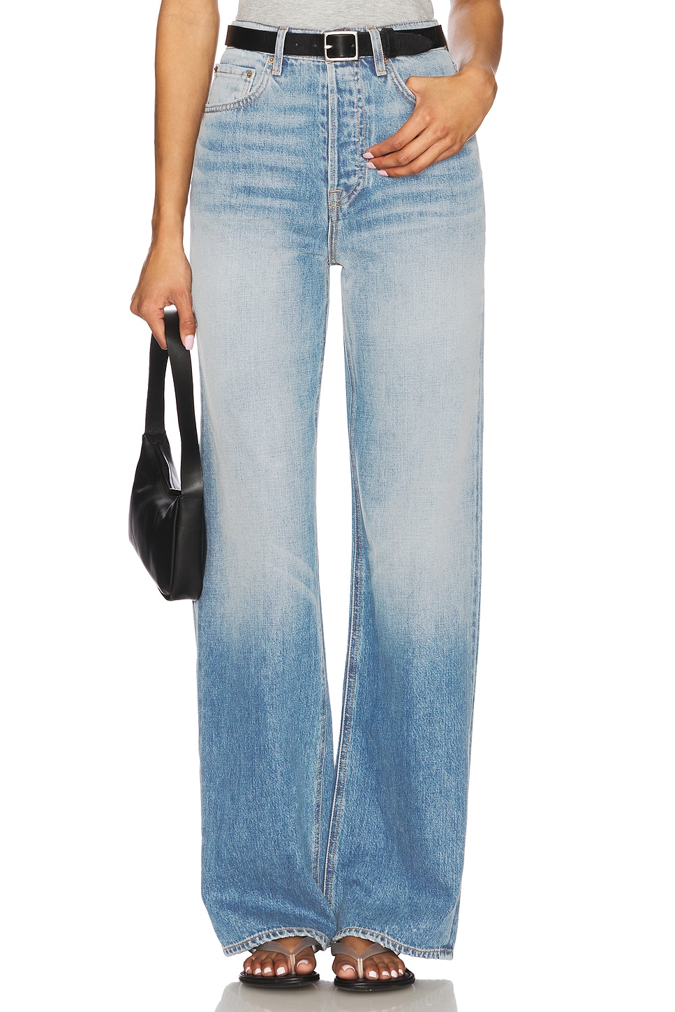 Brooklyn High Rise Straight Jeans