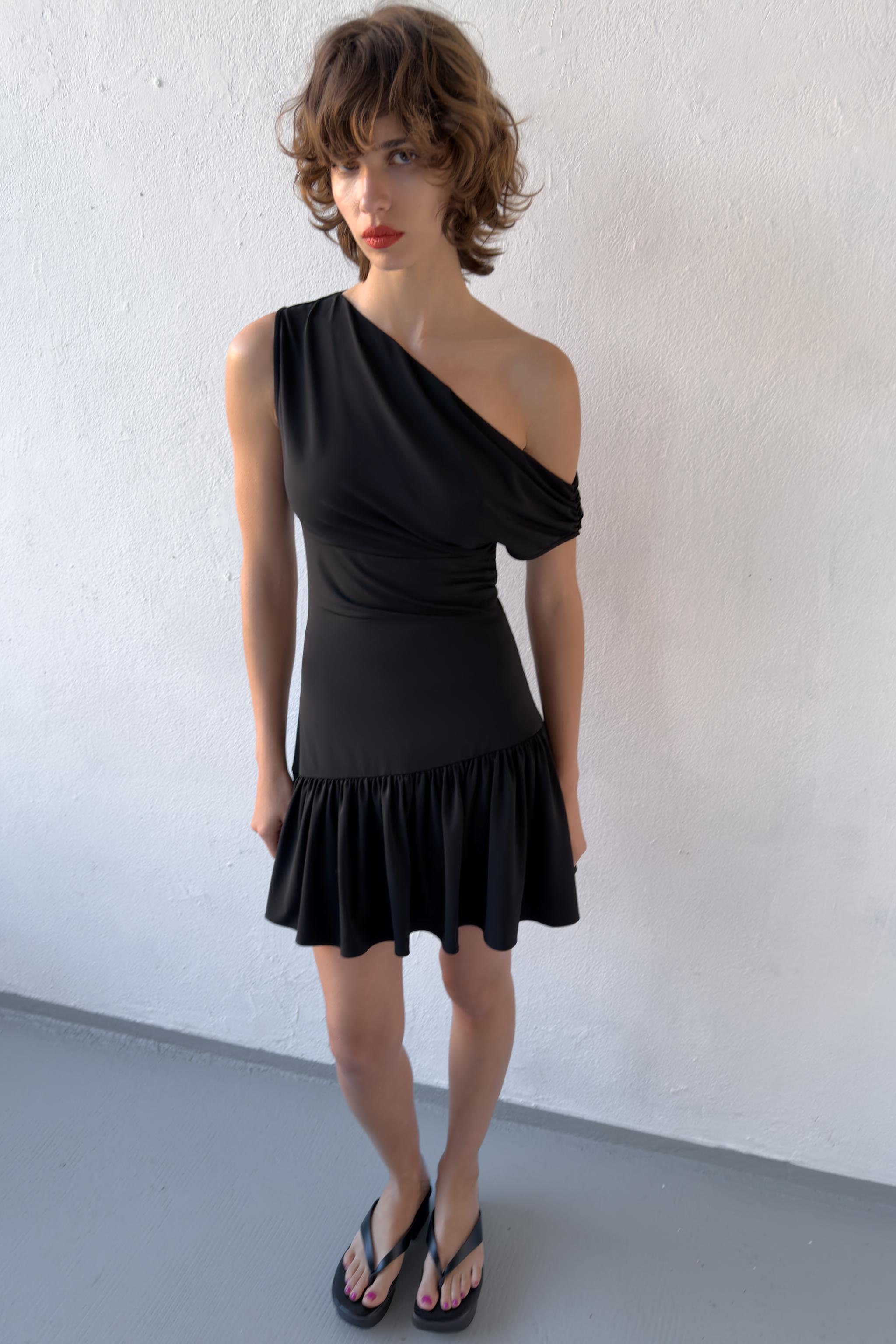 Asymmetric Short Dress