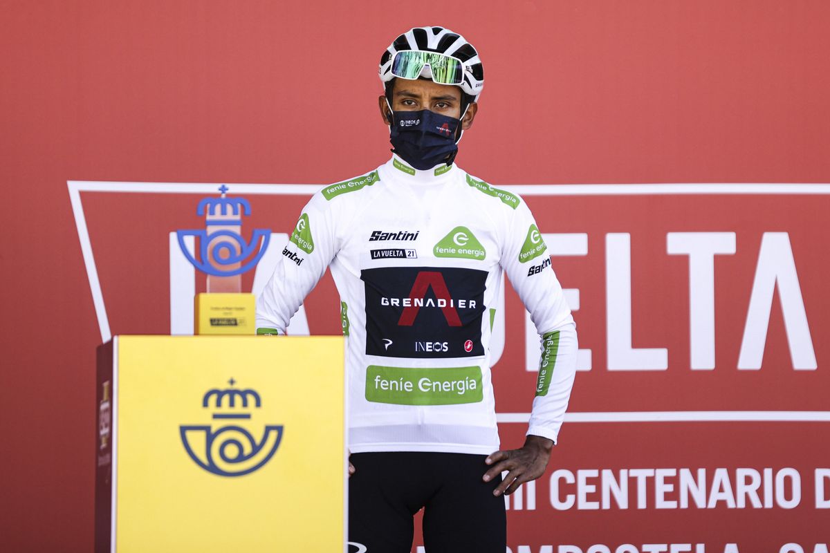 Vuelta Espana 2021 - 76th Edition - 4th stage El Burgo de Osma - Molina de Aragon 163,9 km - 17/08/2021 - Egan Bernal (COL - Ineos Grenadiers) - photo Luis Angel Gomez/BettiniPhoto&Acirc;&copy;2021