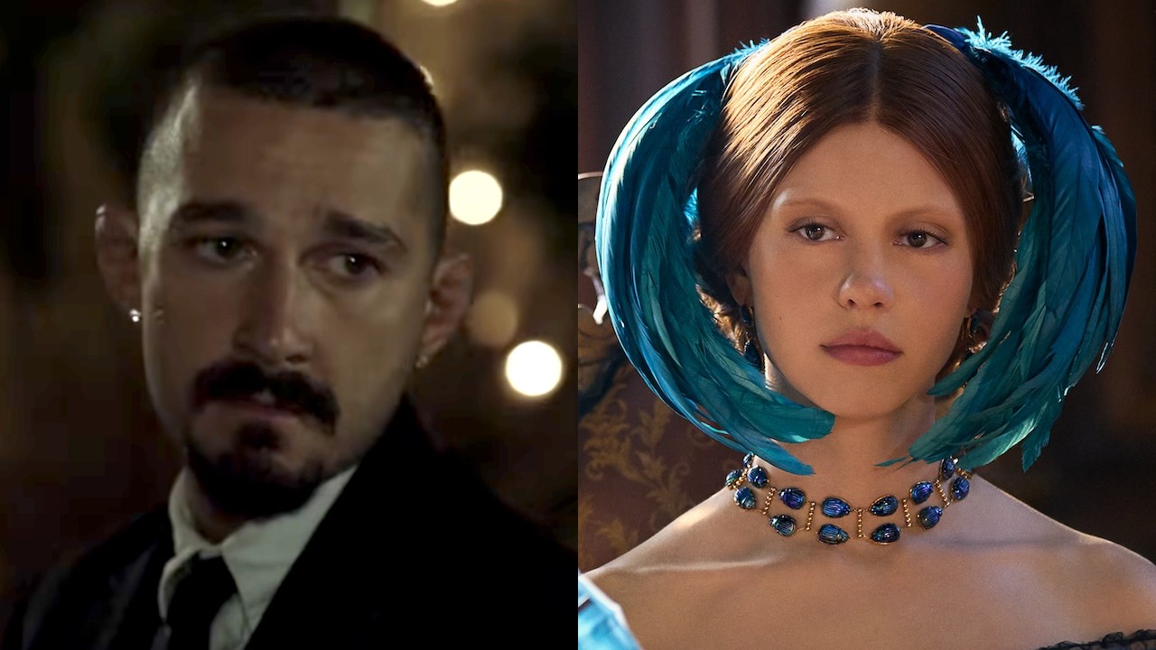 Shia LaBeouf stars in The Tax Collector, while Mia Goth stars in Frankenstein.