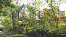 Modern house in Powys.