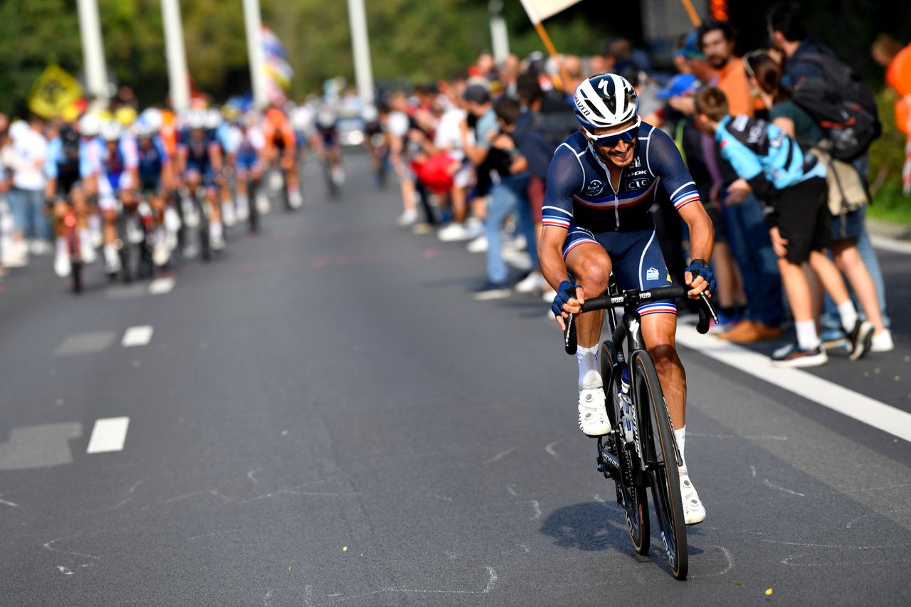 2021 UCI World Championships Flanders Men Elite Road Race Antwerp Leuven 2683 km 26092021 Julian Alaphilippe France photo POOL Kristoff RamonBettiniPhoto2021
