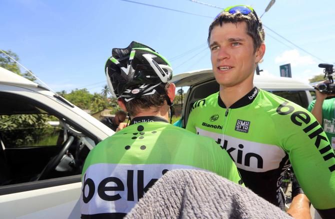 Theo Bos (Belkin) is on song at the Tour de Langkawi.