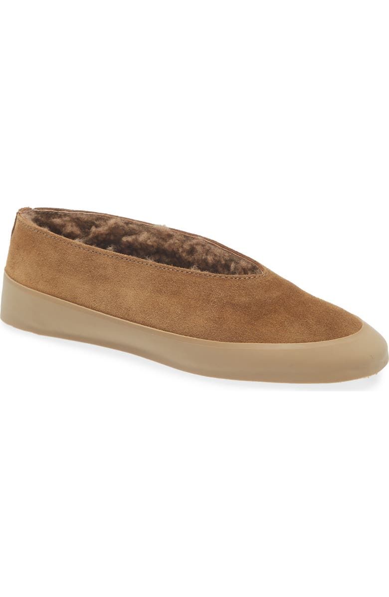 Après Ski Genuine Shearling Lined Ballet Flat