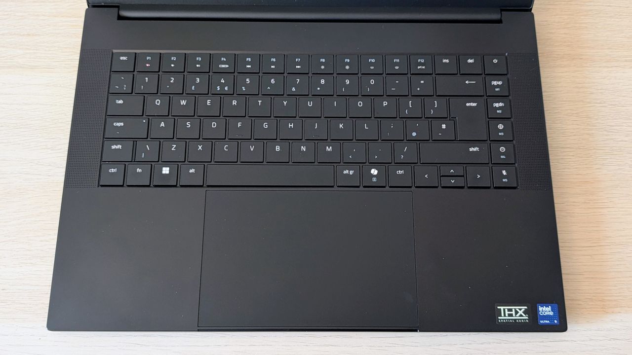 The Razer Blade 16 on a desk