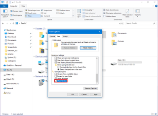 File Explorer Show Libraries option