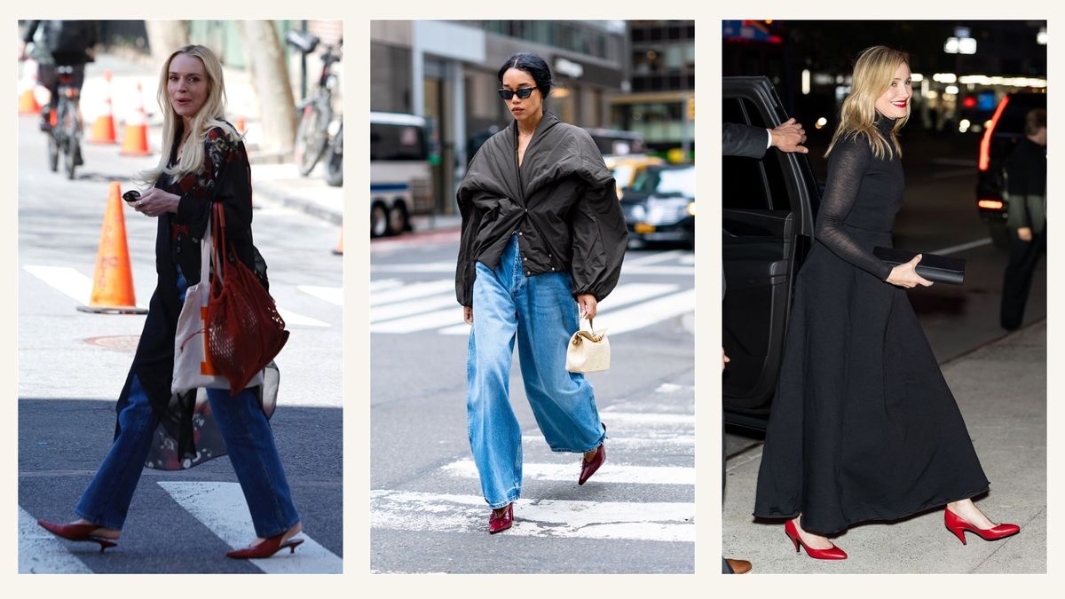 Suddenly, Every Fashion Person Is Swapping Black Shoes for This Bright Shade