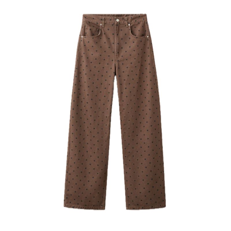 Mango, Polka Dot Balloon Jeans