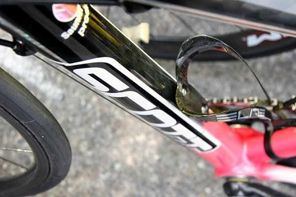 The downtube.