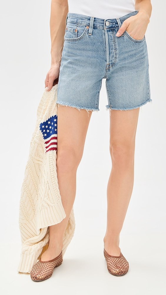 Levi&#039;s 501 Mid Thigh Shorts Lightweight