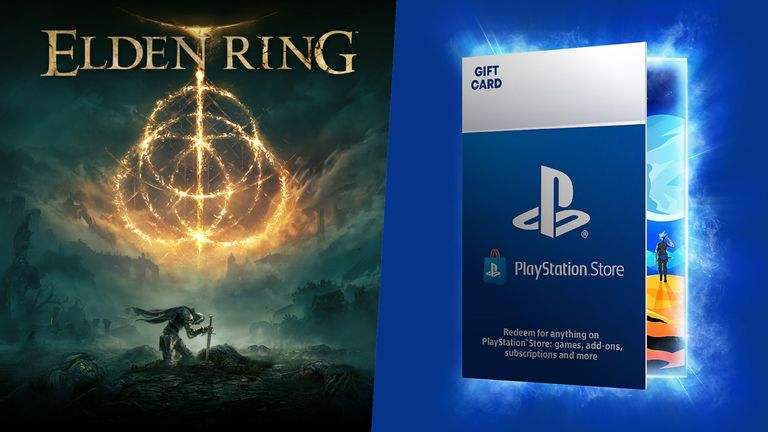 Elden Ring and PlayStation Gift Card
