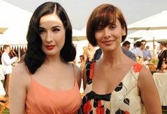 Marie Claire celebrity news: Cartier International Polo day, Dita Von Teese and Natalie Imbruglia