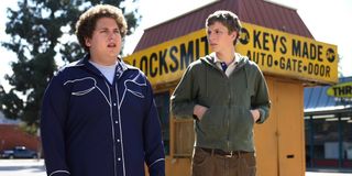 Jonah Hill and Michael Cera in Superbad