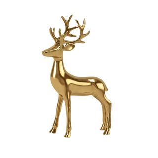 gold reindeer