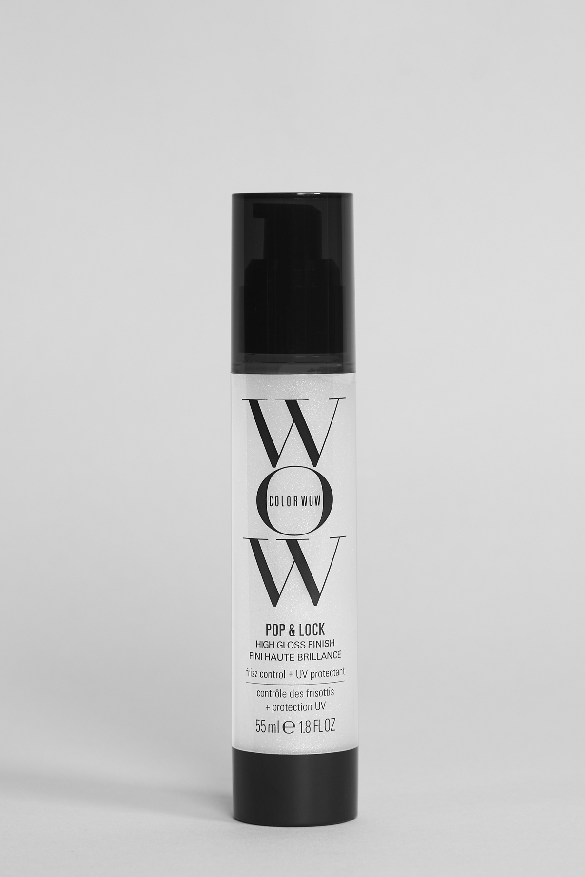 Color Wow Pop + Lock Frizz Control + Glossing Serum shot in Marie Claire