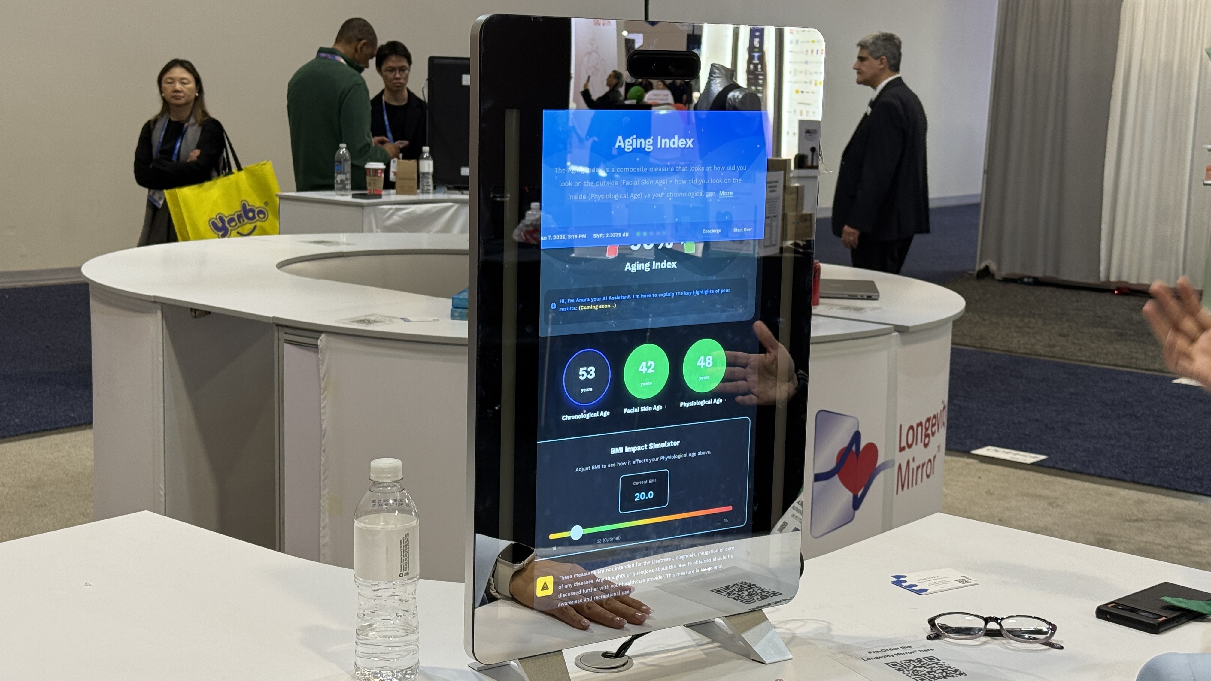 Nuralogix's smart mirror at CES 2026