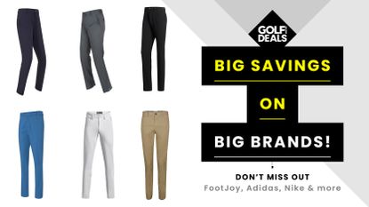 Best golf trouser deals