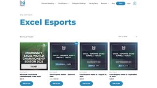 Excel World championship ticket prices and esports battle prices
