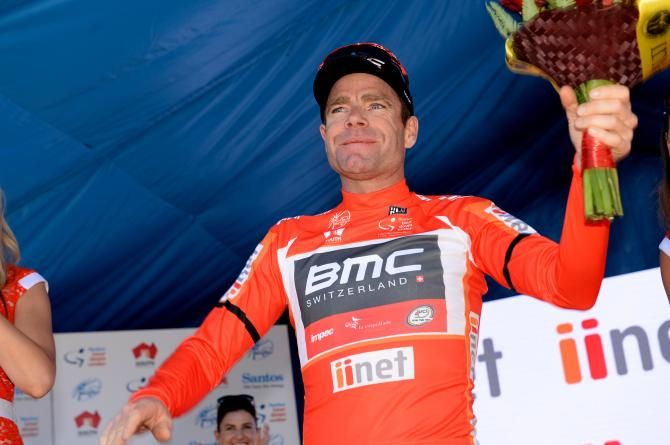 Cadel Evans (BMC) in the sprinters jersey