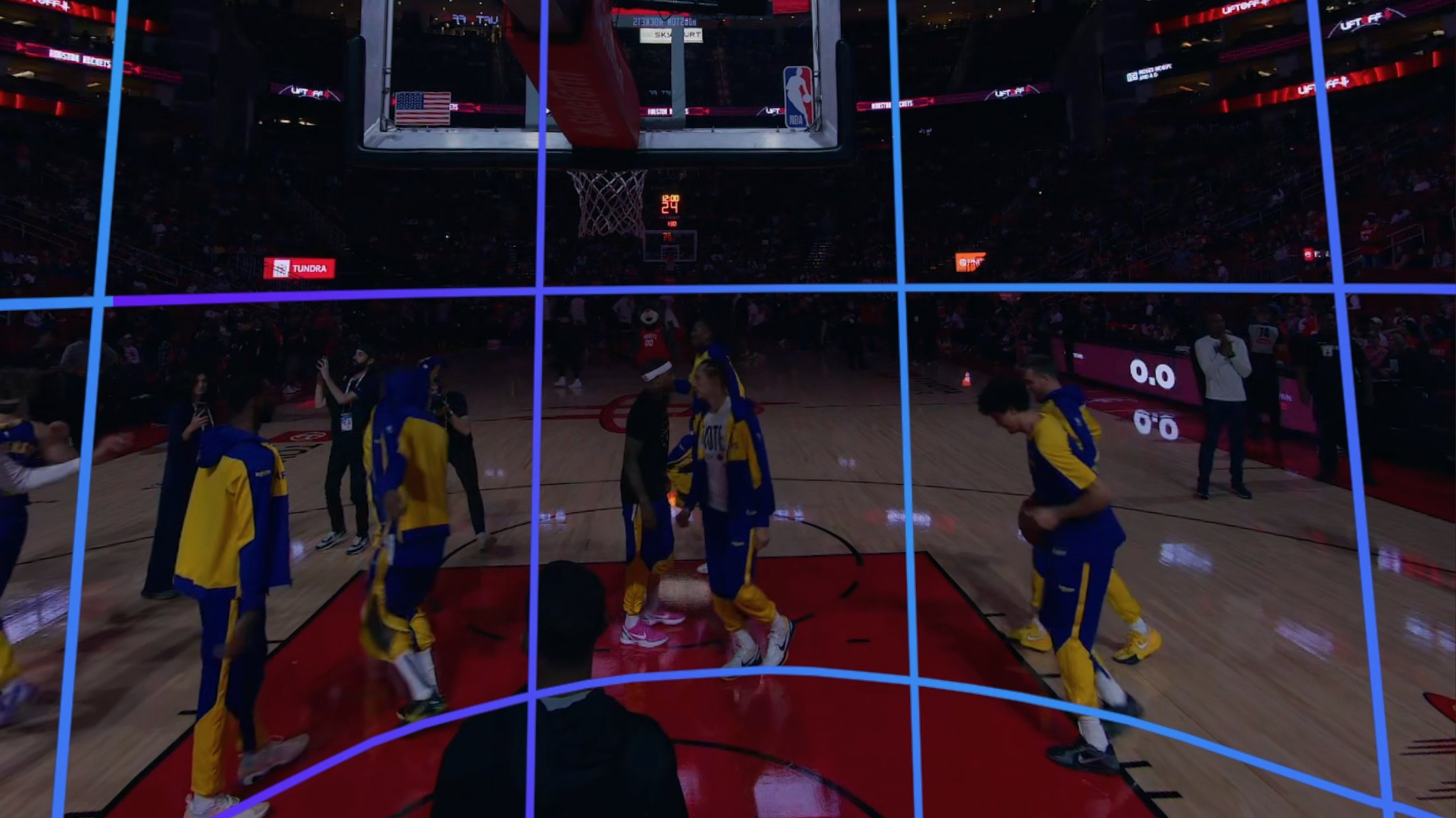 Watching the Warriors in VR was so close to epic