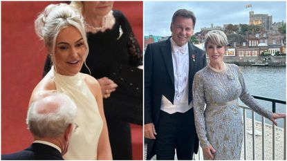 Charley Hull and Sir Nick Faldo attended the royal banquet at Windsor Castle with King Charles and Donald Trump