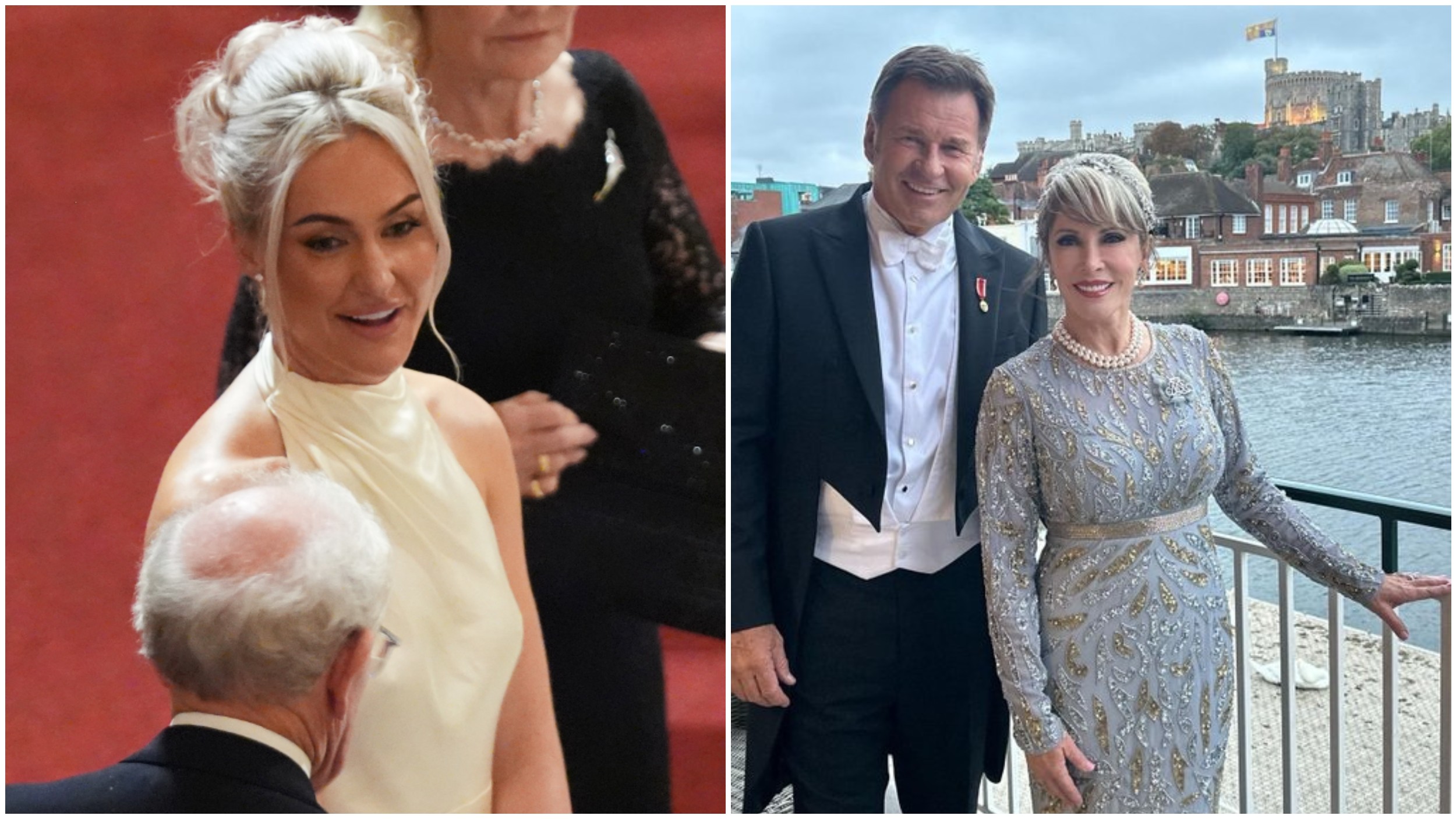 Charley Hull and Sir Nick Faldo attended the royal banquet at Windsor Castle with King Charles and Donald Trump