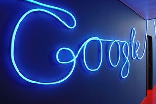 Google in neon