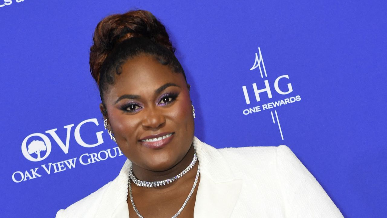 Recipient of the Spotlight Award - Actress for &quot;The Color Purple&quot; US actress Danielle Brooks arrives for the 35th Annual Palm Springs International Film Festival Awards Gala at the Convention Center in Palm Springs, California, on January 4, 2024. 