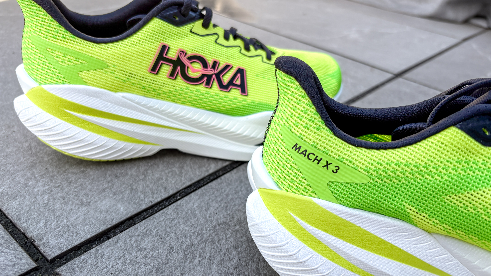 Hoka Mach X3 running shoes