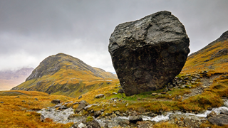 Boulder in Scotland