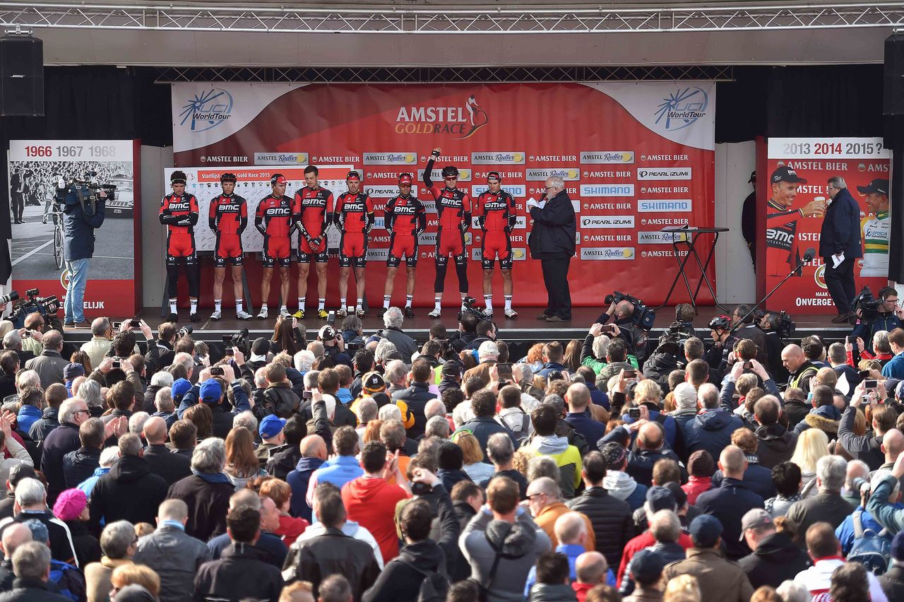 BMC are presented to the crowd