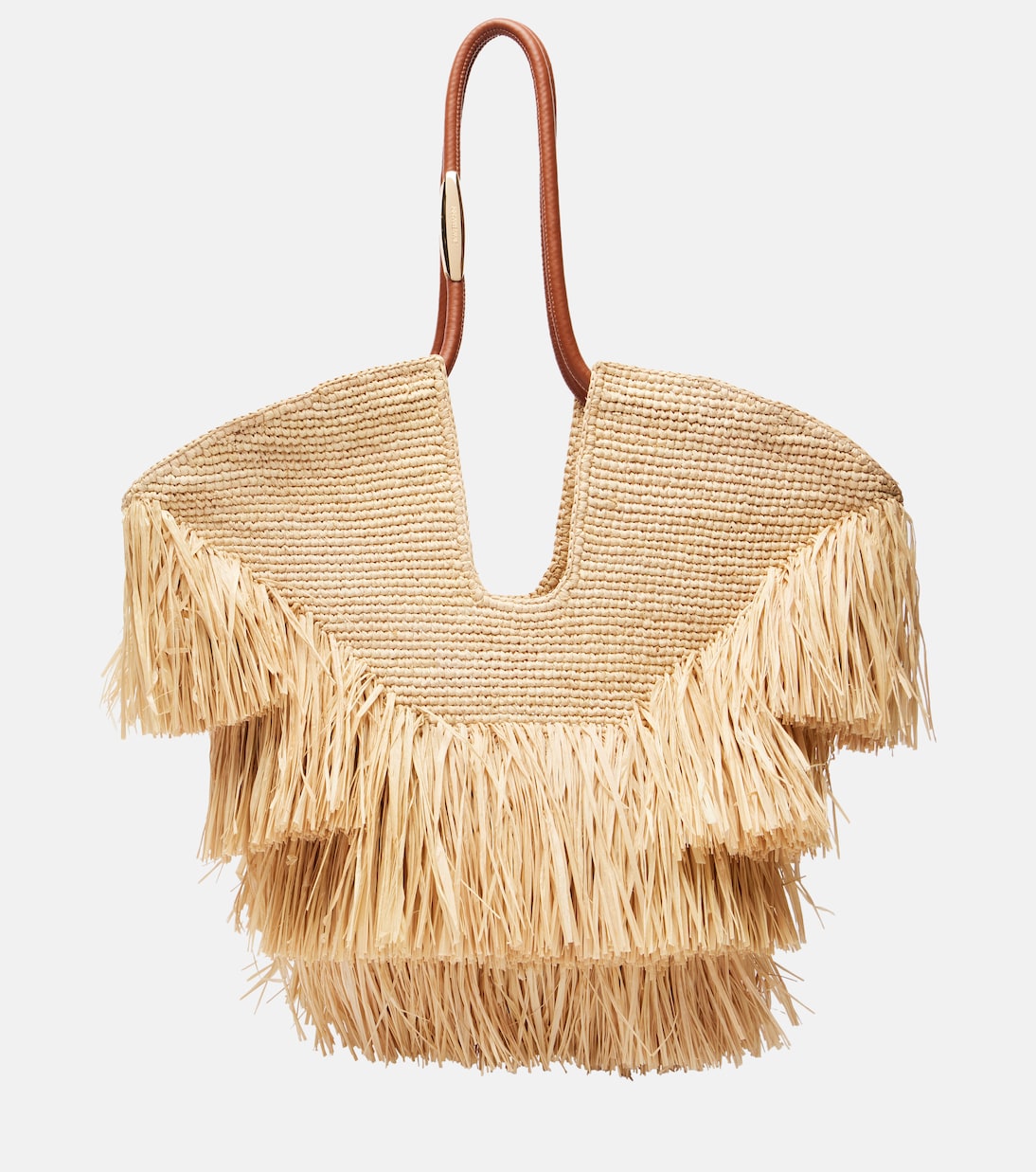Goldentime Medium Raffia Tote Bag in Beige - Zimmermann
