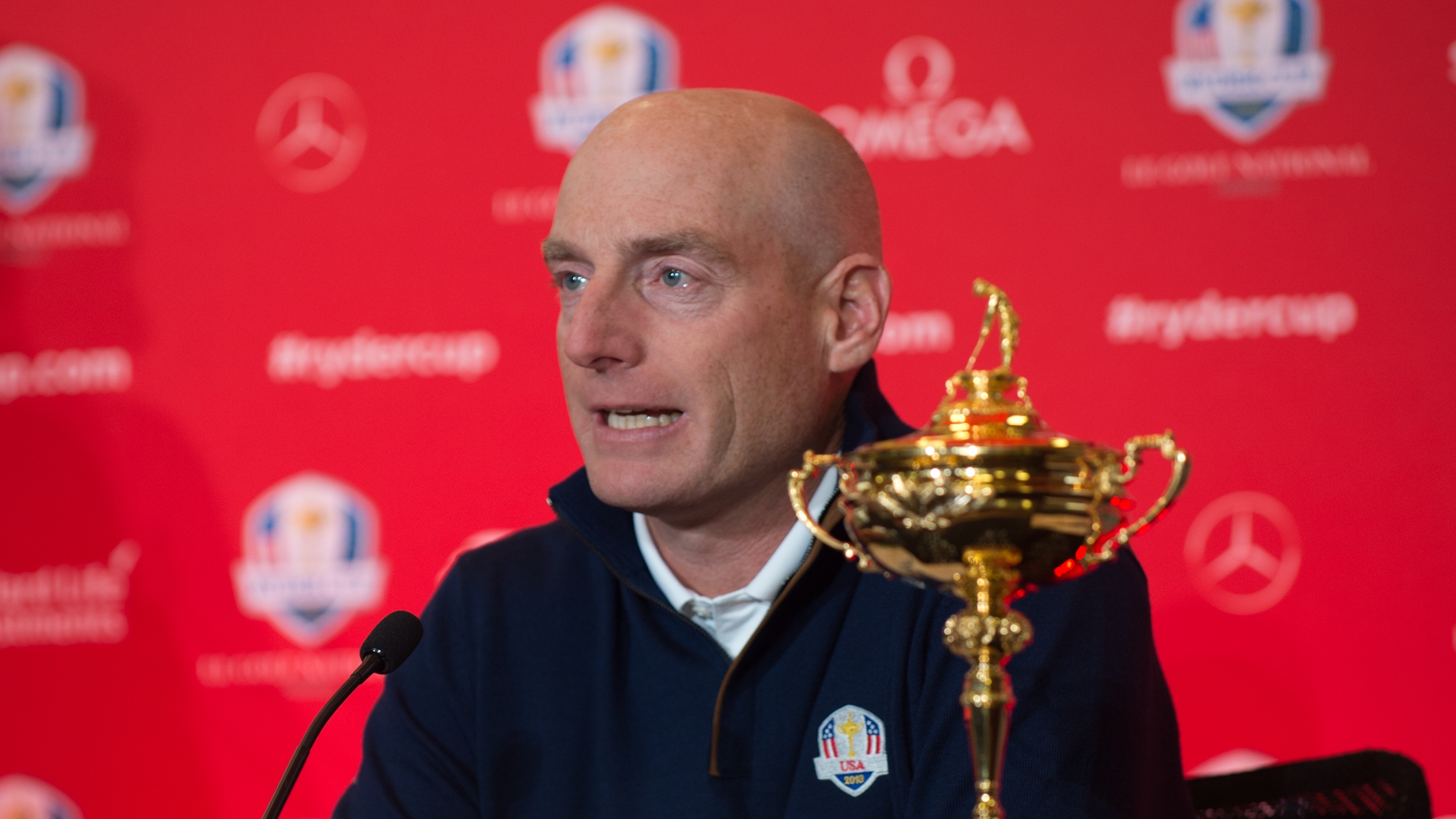 Jim Furyk with the Ryder Cup