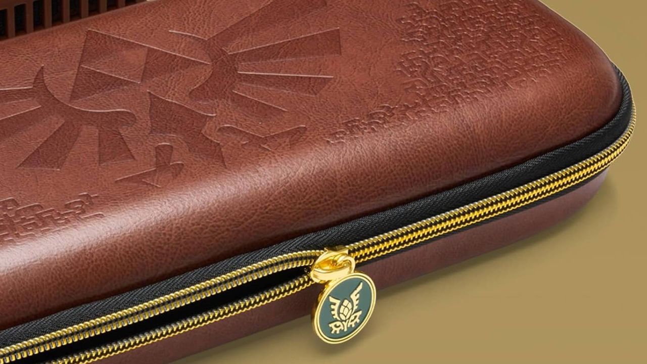 Image of the exterior of the PowerA Legend of Zelda Switch 2 case.