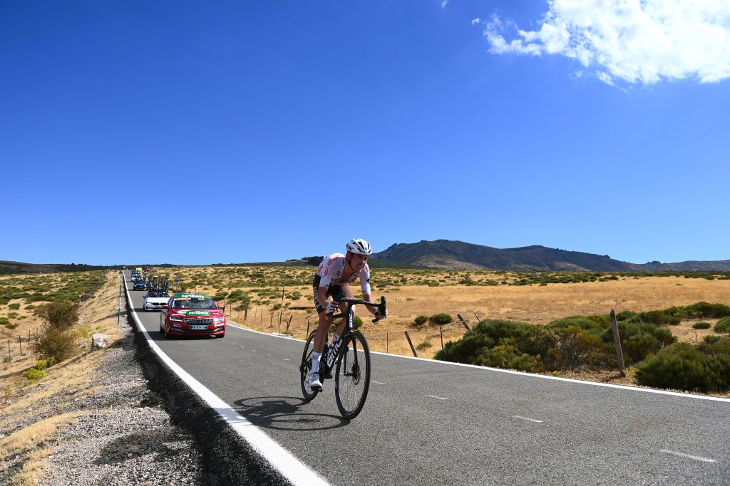 NAVACERRADA SPAIN SEPTEMBER 10 Ben Alexander Oconnor of Australia and AG2R Citren Team competes during the 77th Tour of Spain 2022 Stage 20 a 181km stage from Moralzarzal to Puerto de Navacerrada 1851m LaVuelta22 WorldTour on September 10 2022 in Puerto de Navacerrada Spain Photo by Tim de WaeleGetty Images