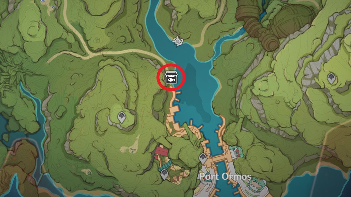 Genshin Impact fishing association where you get End of the Line