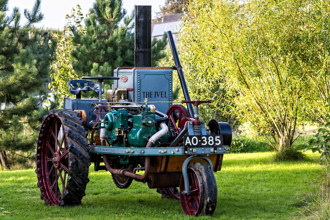 Images of vintage tractors sold by Cheffins