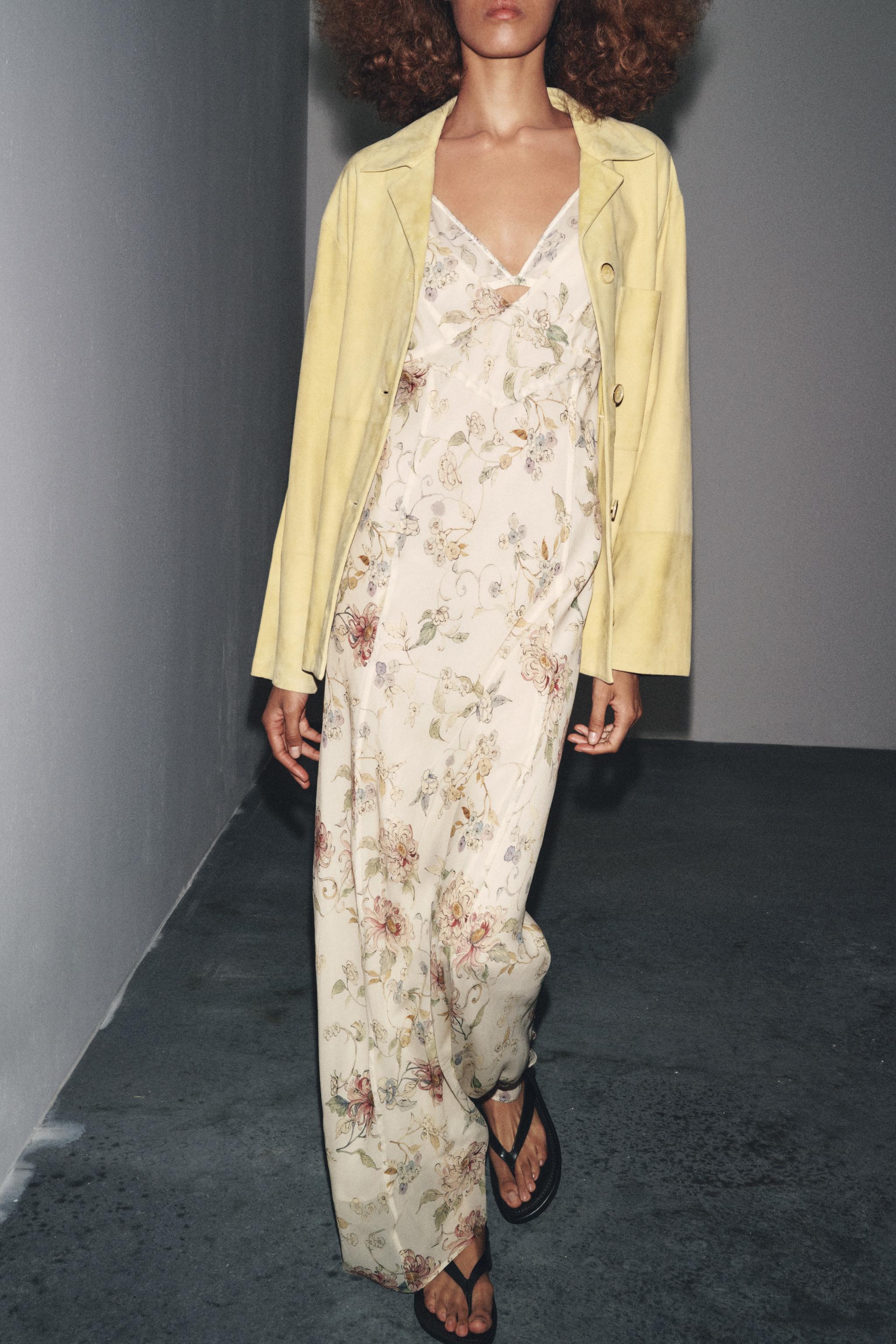 Floral Print Strappy Dress