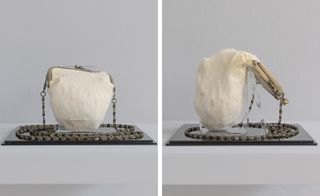 Ladies Purse 1 (2016) pictured is made using sheep testicals