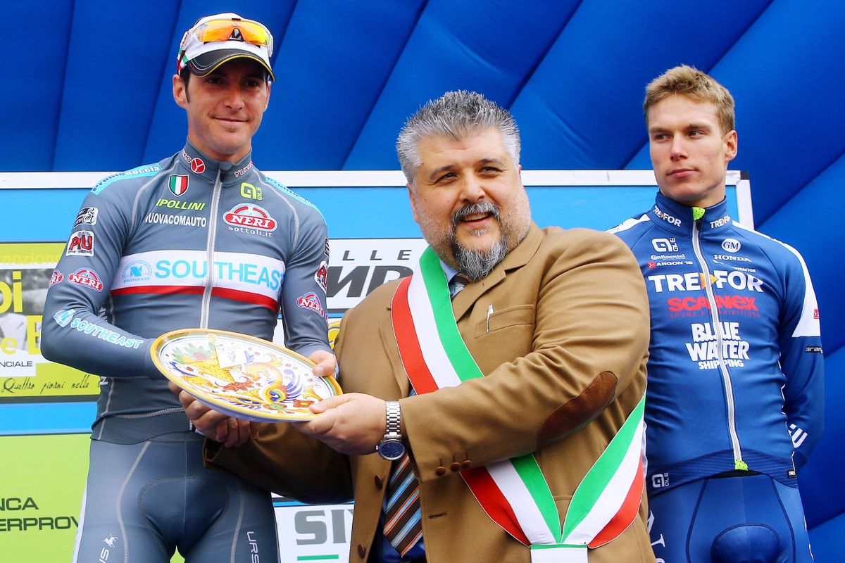 Manuel Belletti (Southeast) is awarded his prize