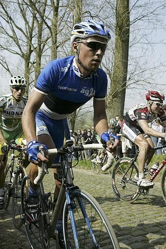 Mark Scanlon (Ag2R Prevoyance) on the Koppenberg