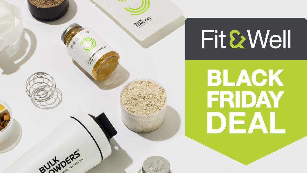 Bulk Powders Black Friday deal Up to 80 OFF protein powder and vitamins now Fit&Well