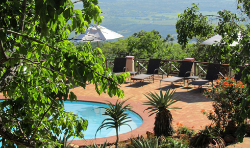 the pool
